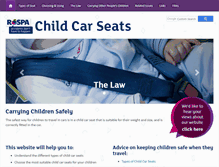 Tablet Screenshot of childcarseats.org.uk
